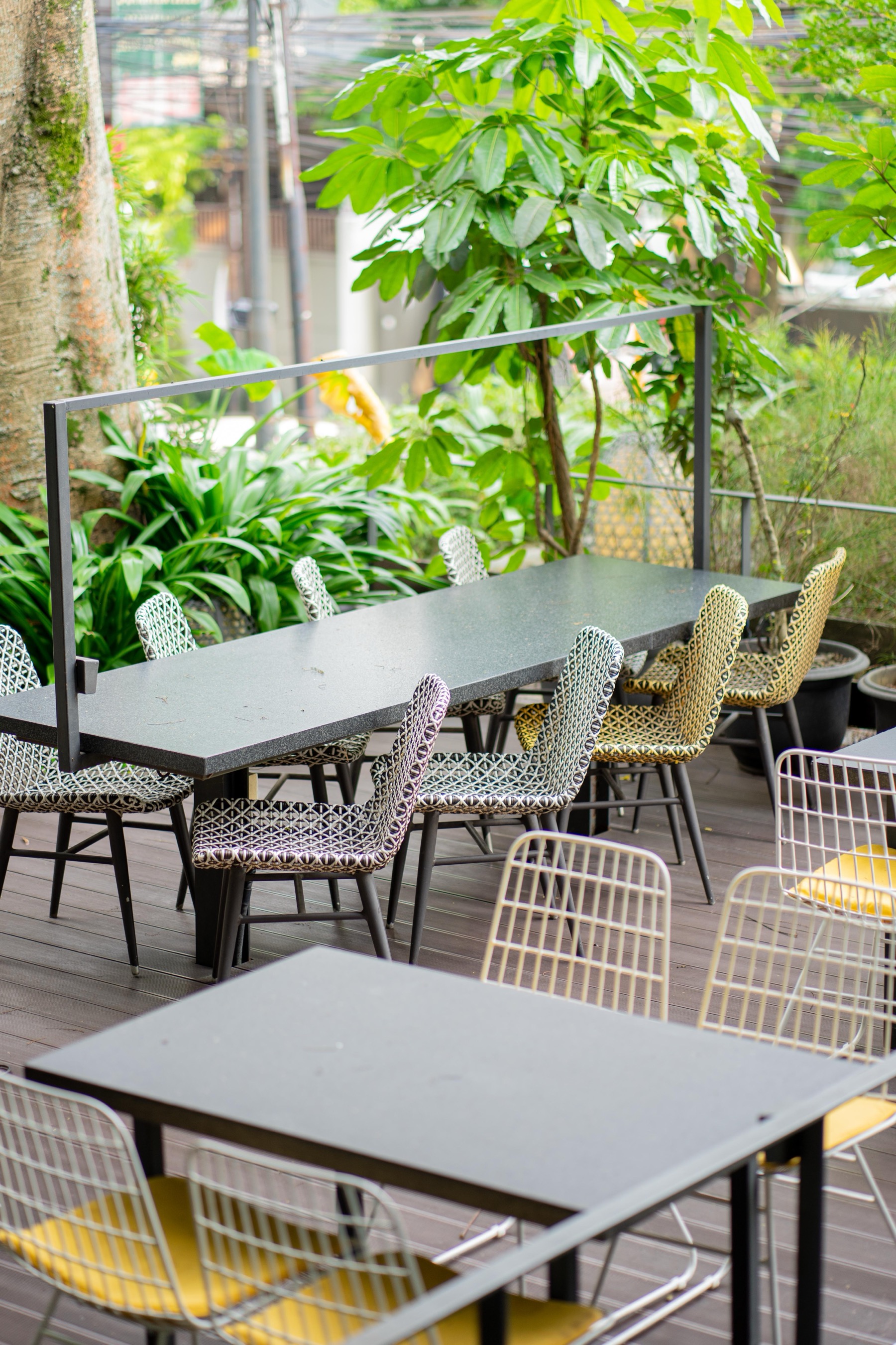 Hara Café outdoor terrace