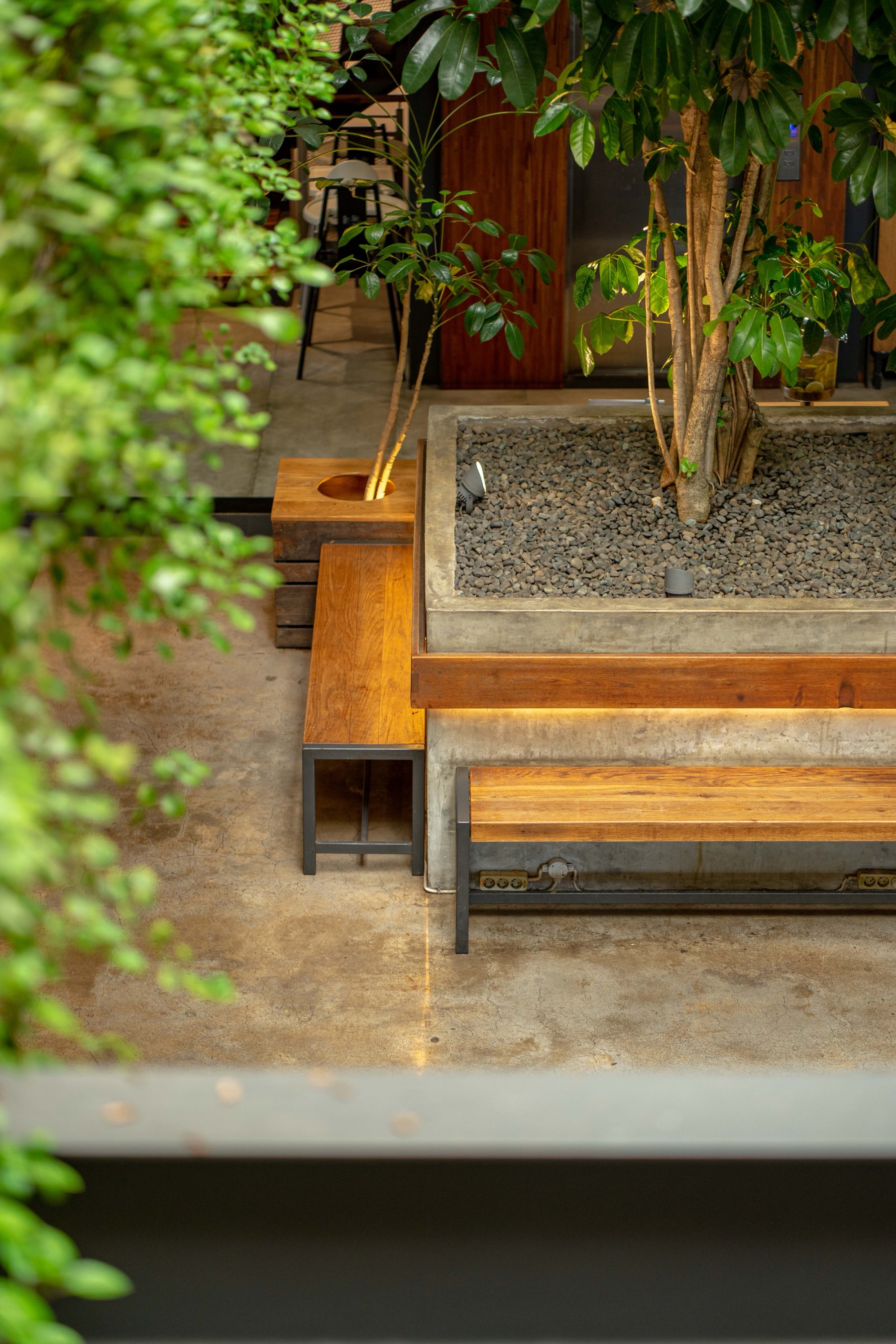 Hara Café garden seating