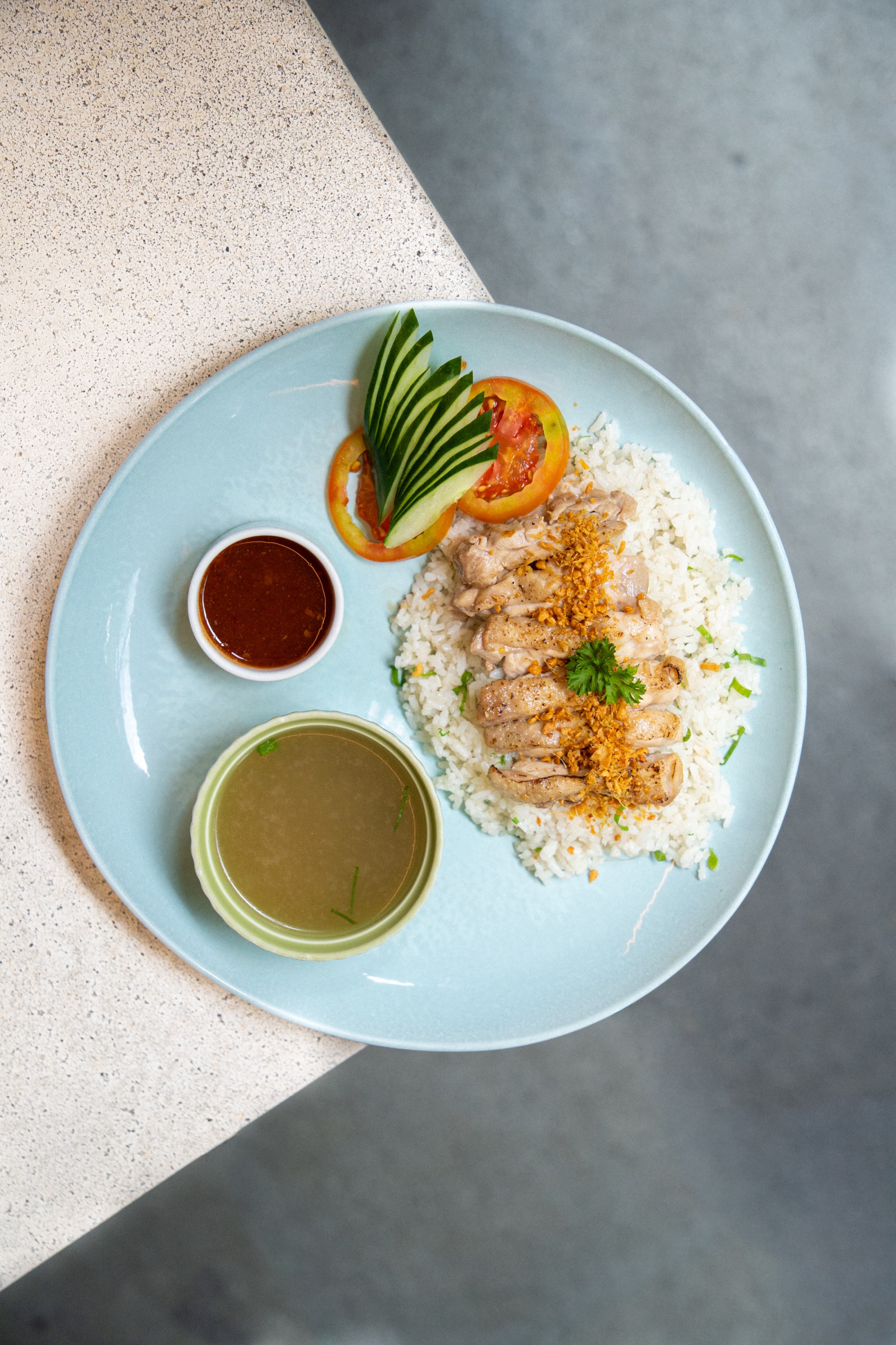 Asian chicken rice